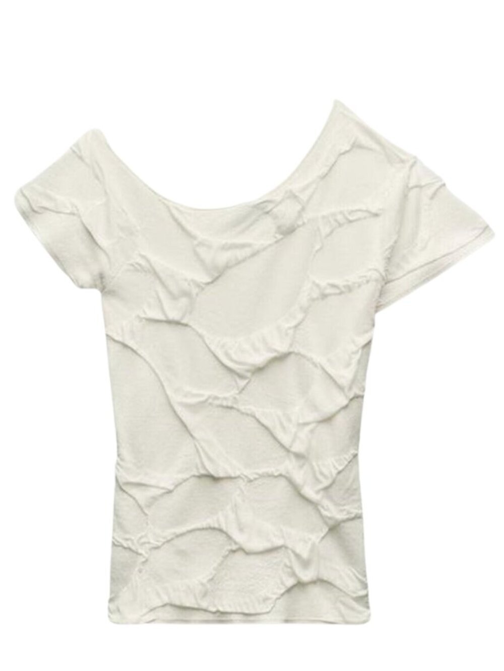 Zara Asymmetrical Knit Top